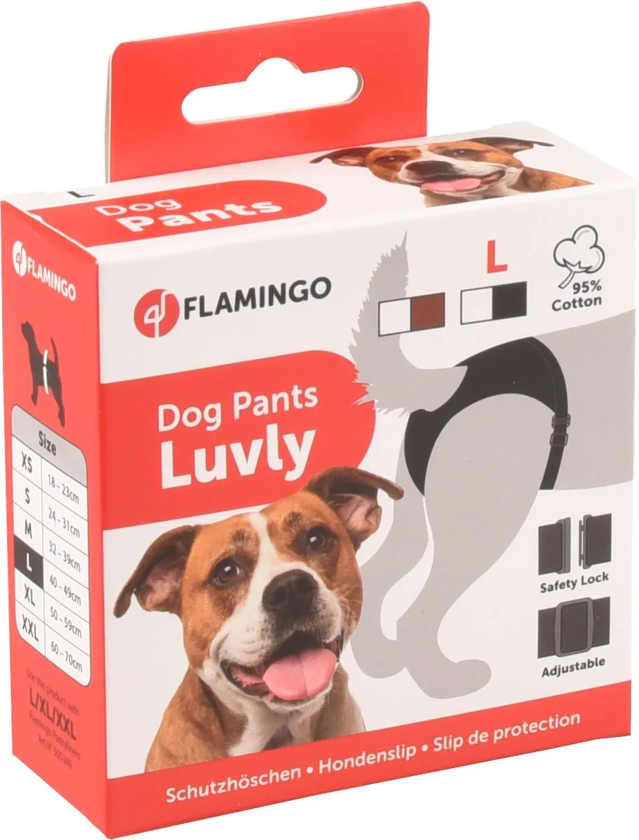 Flamingo Luvly Slip Loopheidsbroekje Hond