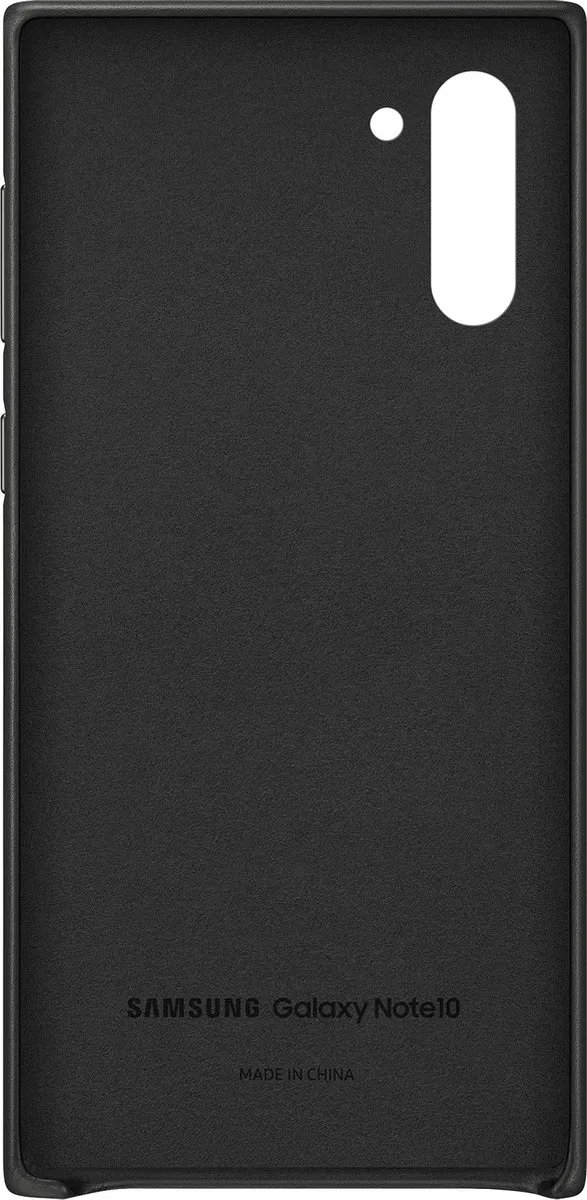 Samsung Galaxy Note 10 Leather Cover EF-VN970LBEGWW - Zwart - afbeelding 6 van 6
