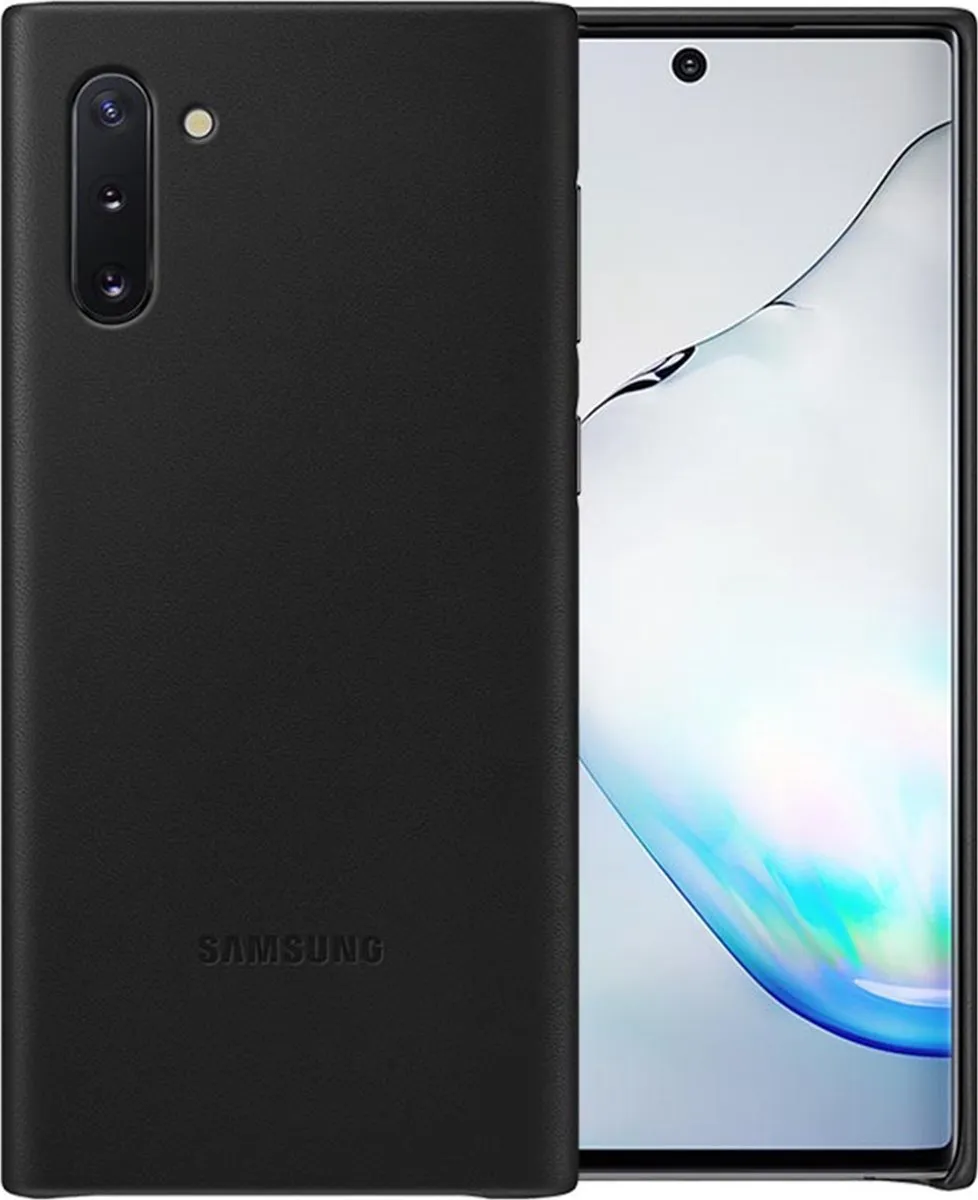 Samsung Galaxy Note 10 Leather Cover EF-VN970LBEGWW - Zwart