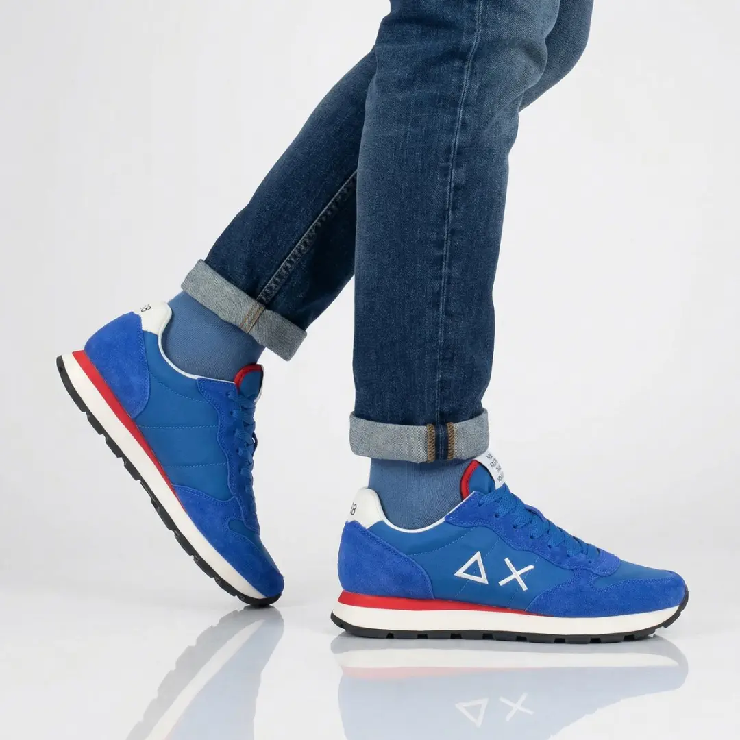 Sun68 Tom Solid Sneakers Z36101-58 - Blauw - afbeelding 3 van 6