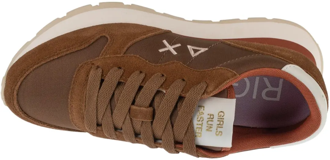 Sun68 Ally Solid Sneakers Bruin 37 - afbeelding 3 van 5