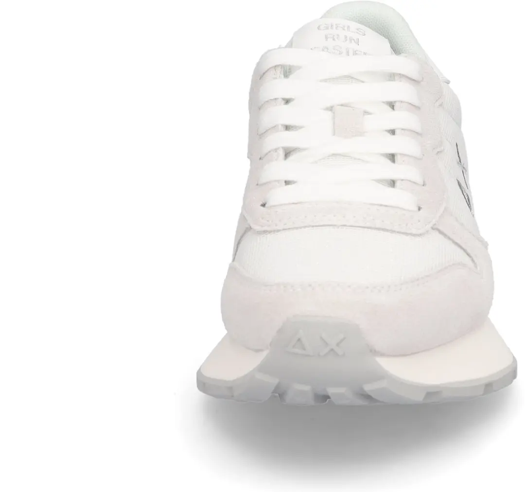 Sun68 Ally Glitter dames sneaker - Lichtgrijs - afbeelding 3 van 6