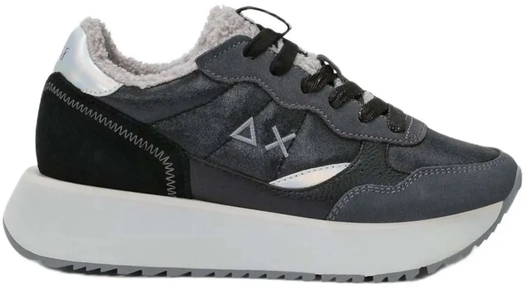 Sun68 Big Ally Teddy Schoenen Zwart,Grijs EU 38 Vrouw