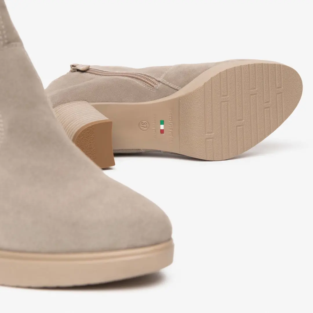 Nerogiardini Laarzen Velour Pu.Lesina L16720 Bei