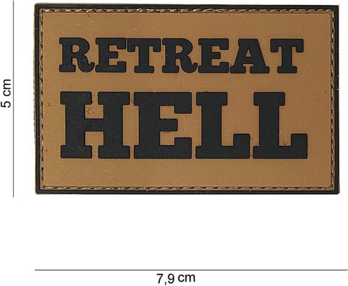 101 Inc Embleem 3D PVC Retreat Hell 10061
