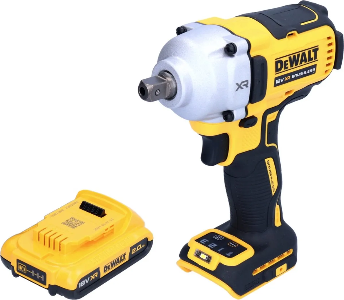 DeWalt DCF892N Slagmoersleutel 18V 812Nm - 1x 2,0Ah Accu - afbeelding 5 van 5