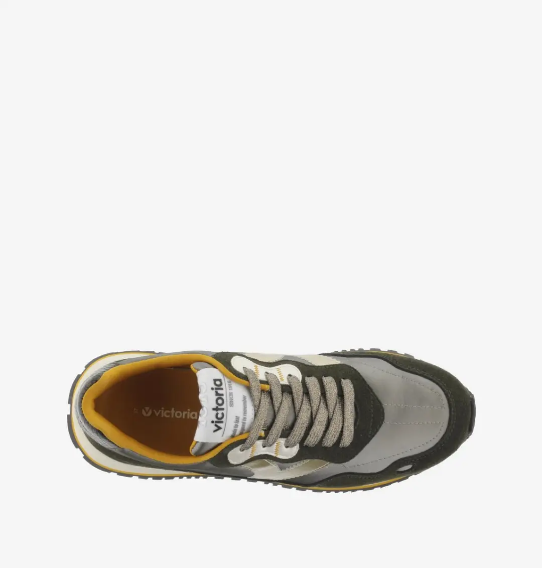 Victoria Viento Metallische Nylon Sneakers - Kaki - afbeelding 2 van 6