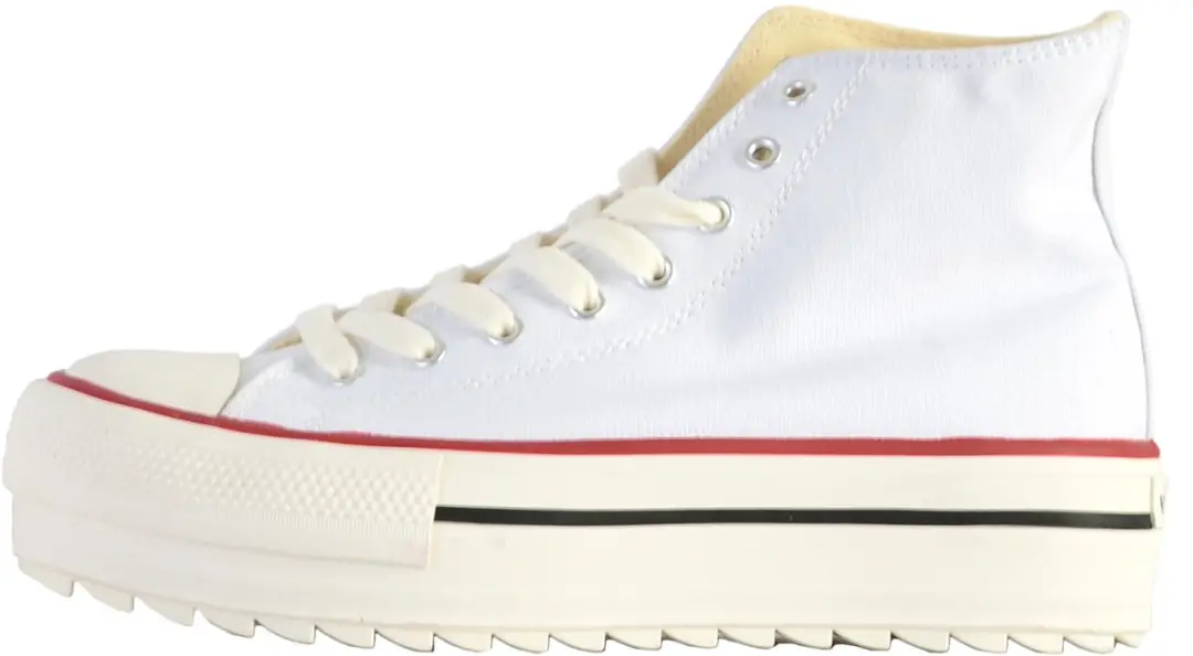 Hoge sneakers met veters