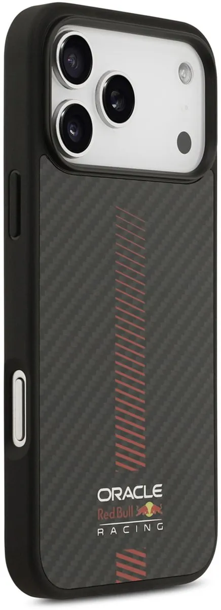 Red Bull Racing iPhone 17 Pro Max Back Cover - Grijs - Kevlar