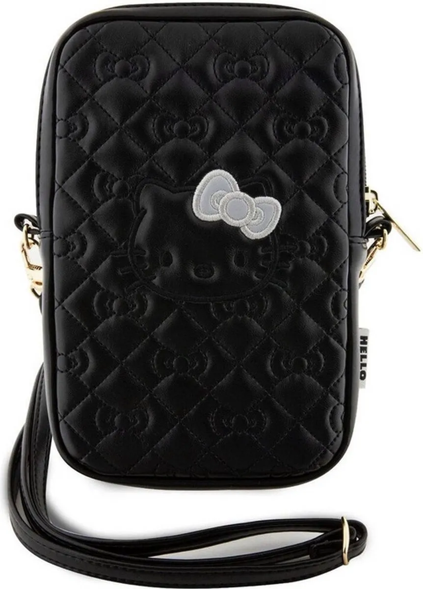 Hello Kitty Quilted Bows Heuptas 3666339190200 - Zwart - afbeelding 4 van 6
