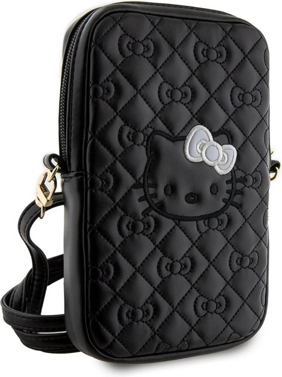 Hello Kitty Quilted Bows Heuptas 3666339190200 - Zwart - afbeelding 3 van 6