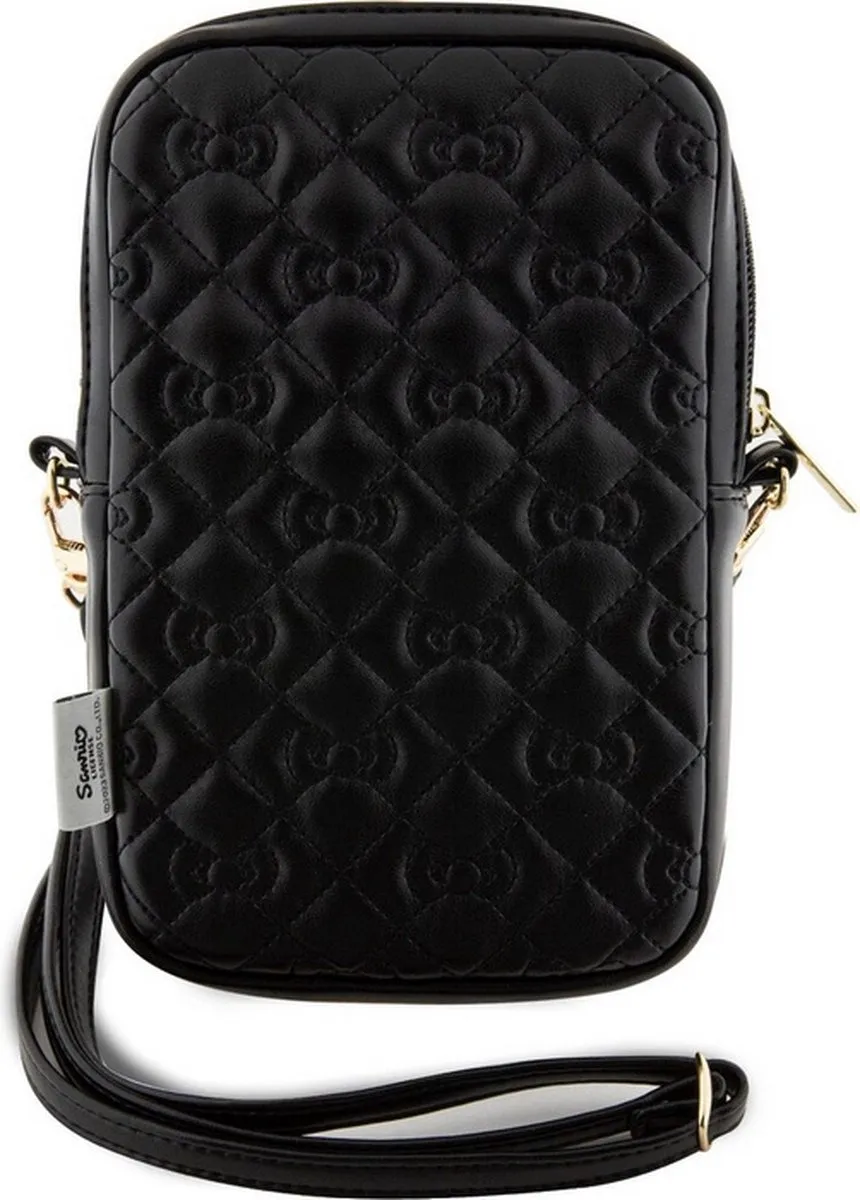 Hello Kitty Quilted Bows Heuptas 3666339190200 - Zwart - afbeelding 2 van 6