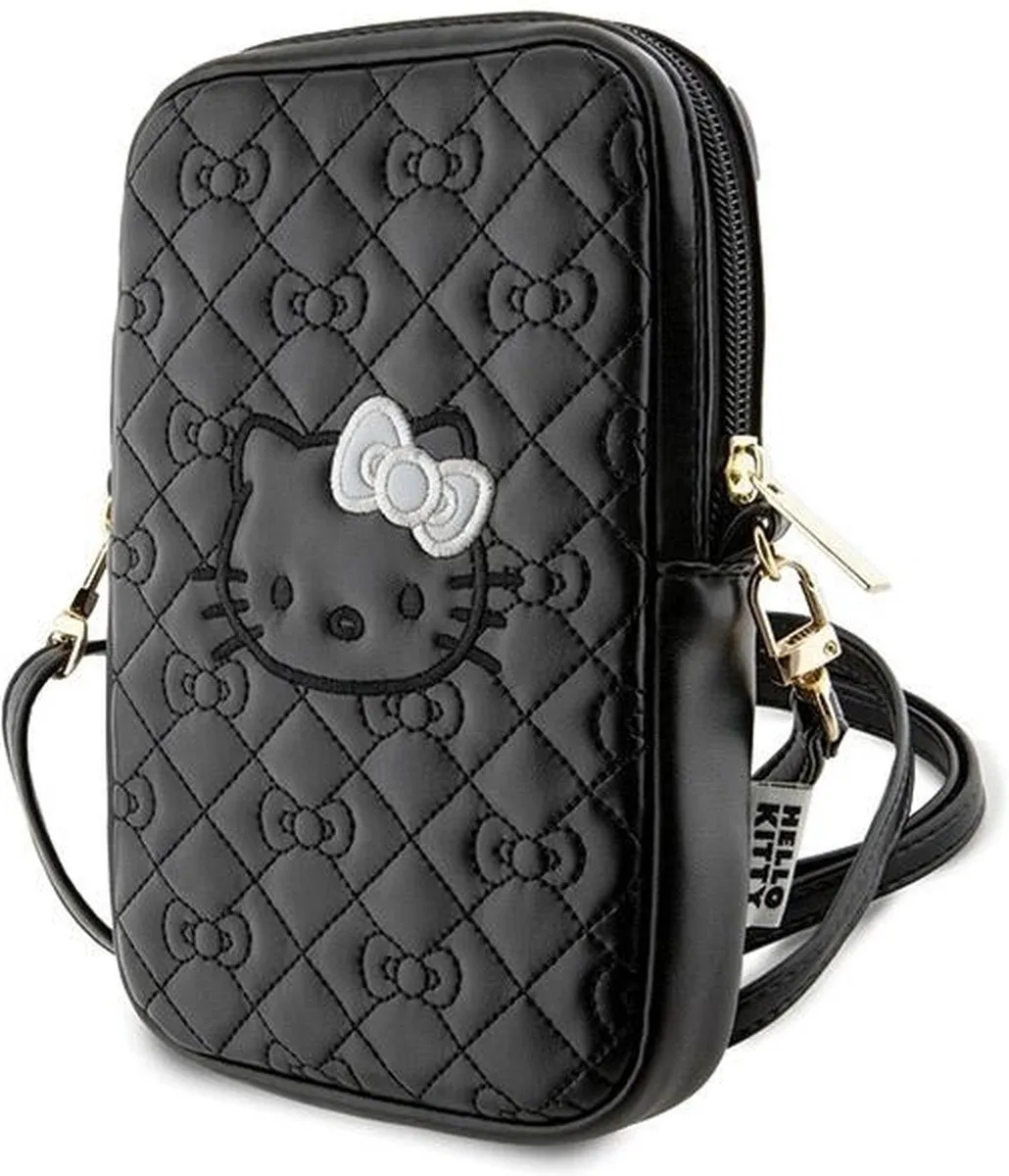 Hello Kitty Quilted Bows Heuptas 3666339190200 - Zwart - afbeelding 6 van 6
