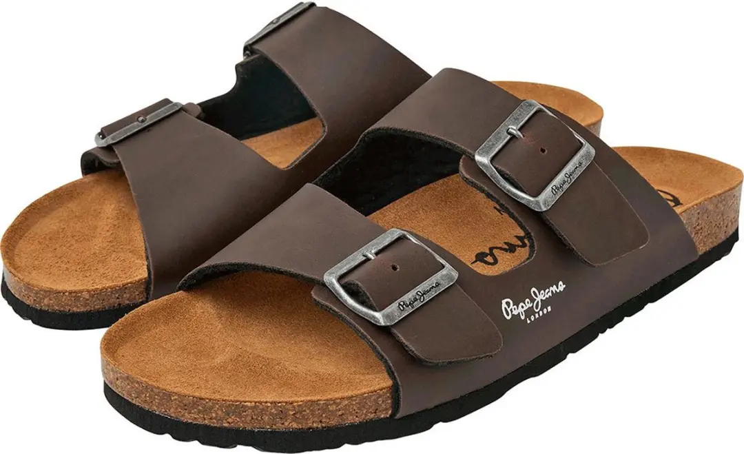 Pepe Jeans Bio Double Kansas Sandalen Bruin EU 41 Man