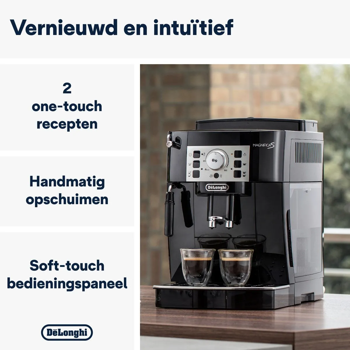 De'Longhi Magnifica S ECAM20.110.B Espressomachine - Zwart