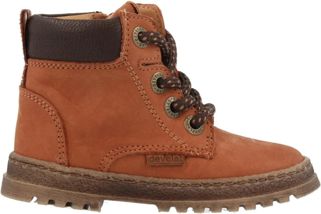 Develab 45841 Boots Jongens - Cognac - Maat 28