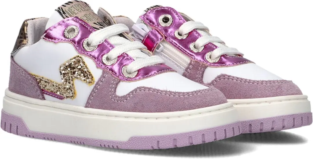 Develab 47124 Sneakers - Meisjes - Wit - Maat 23 - afbeelding 3 van 6