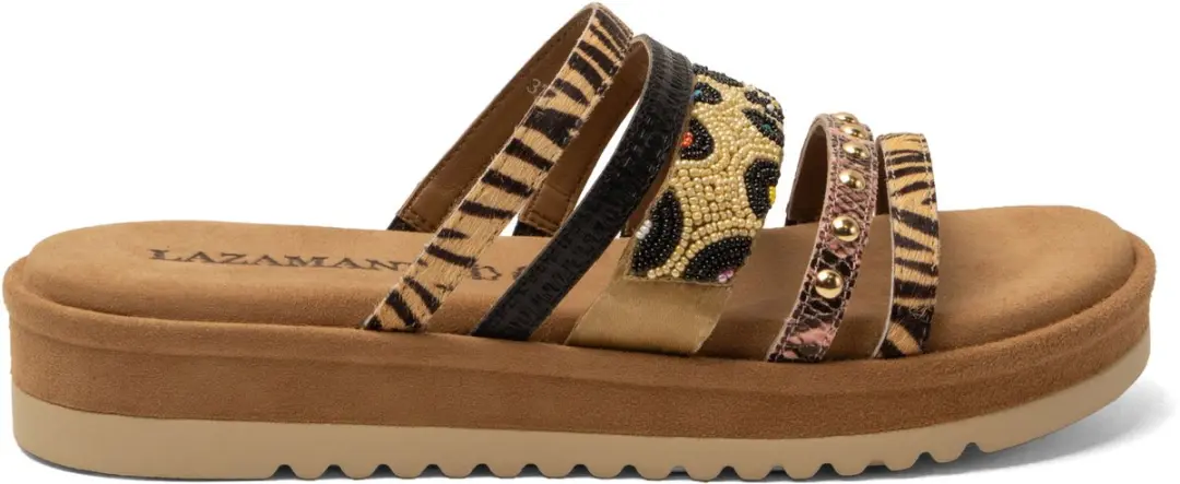 Ronja Dames Slippers Leer Multi