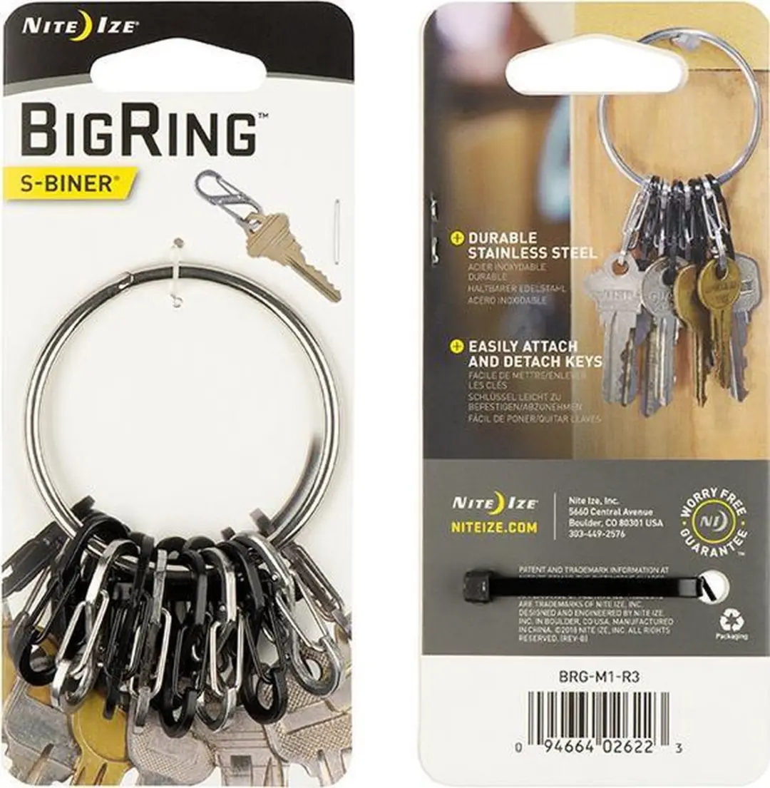 Nite Ize BigRing 8 S-Biner Sleutelring