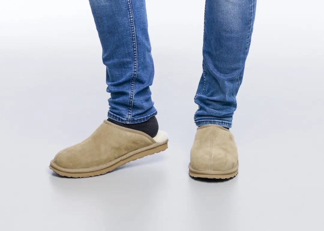 Fellhof Primo Pantoffels heren 41 Kaki - afbeelding 6 van 6