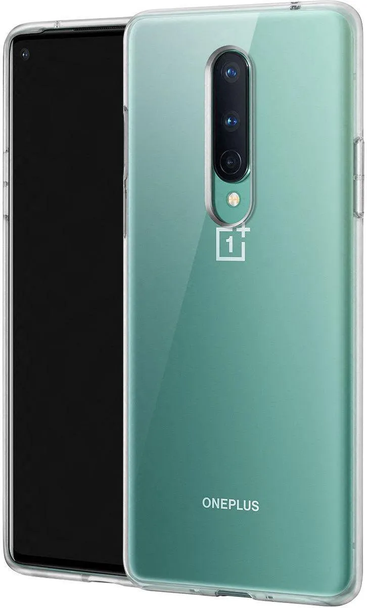 OnePlus 8 Bumperhoesje Siliconen Transparant - ONE5431100148