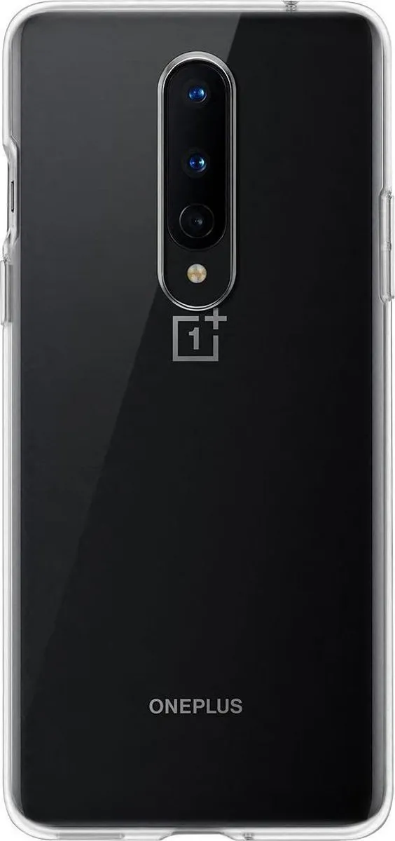 OnePlus 8 Bumperhoesje Siliconen Transparant - ONE5431100148