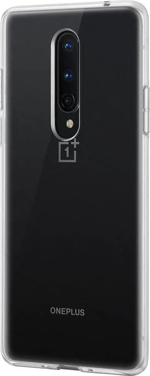 OnePlus 8 Bumperhoesje Siliconen Transparant - ONE5431100148