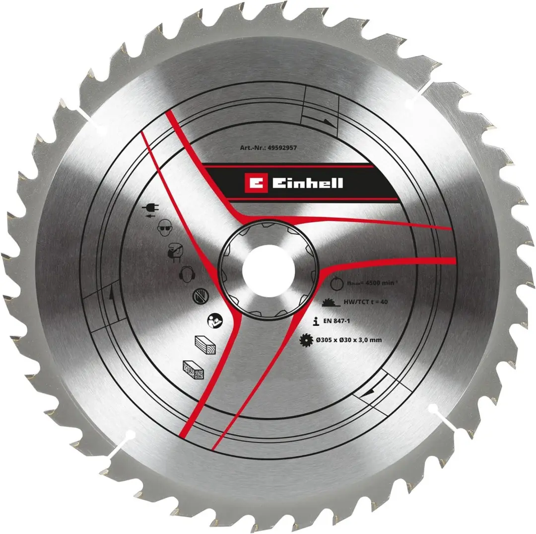 Einhell Cirkelzaagblad 305x30mm 40T