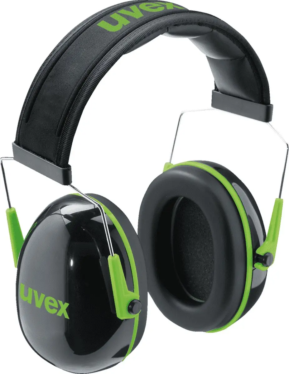 Uvex K1 Gehoorbescherming - Groen/Zwart - afbeelding 2 van 6