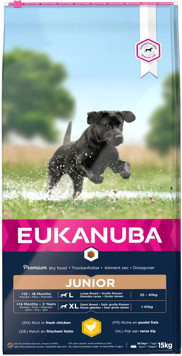 Eukanuba Developing Junior Large Breed Kip Hondenvoer 15kg