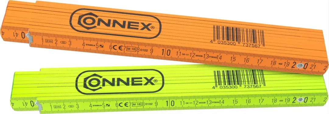 Connex Houten Duimstok 2m Or/Gr