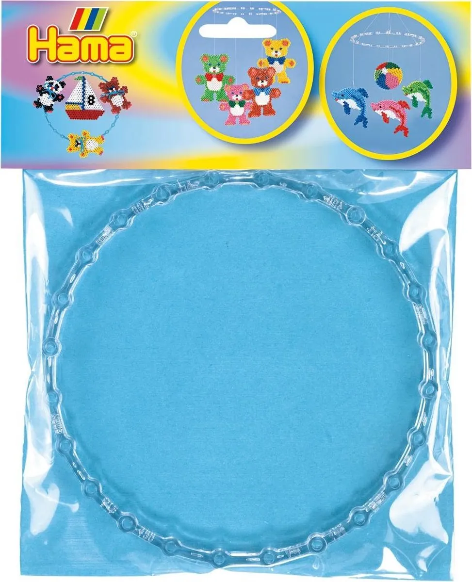 Hama Strijkkralen Mobile Ring - 2 Stuks Transparant