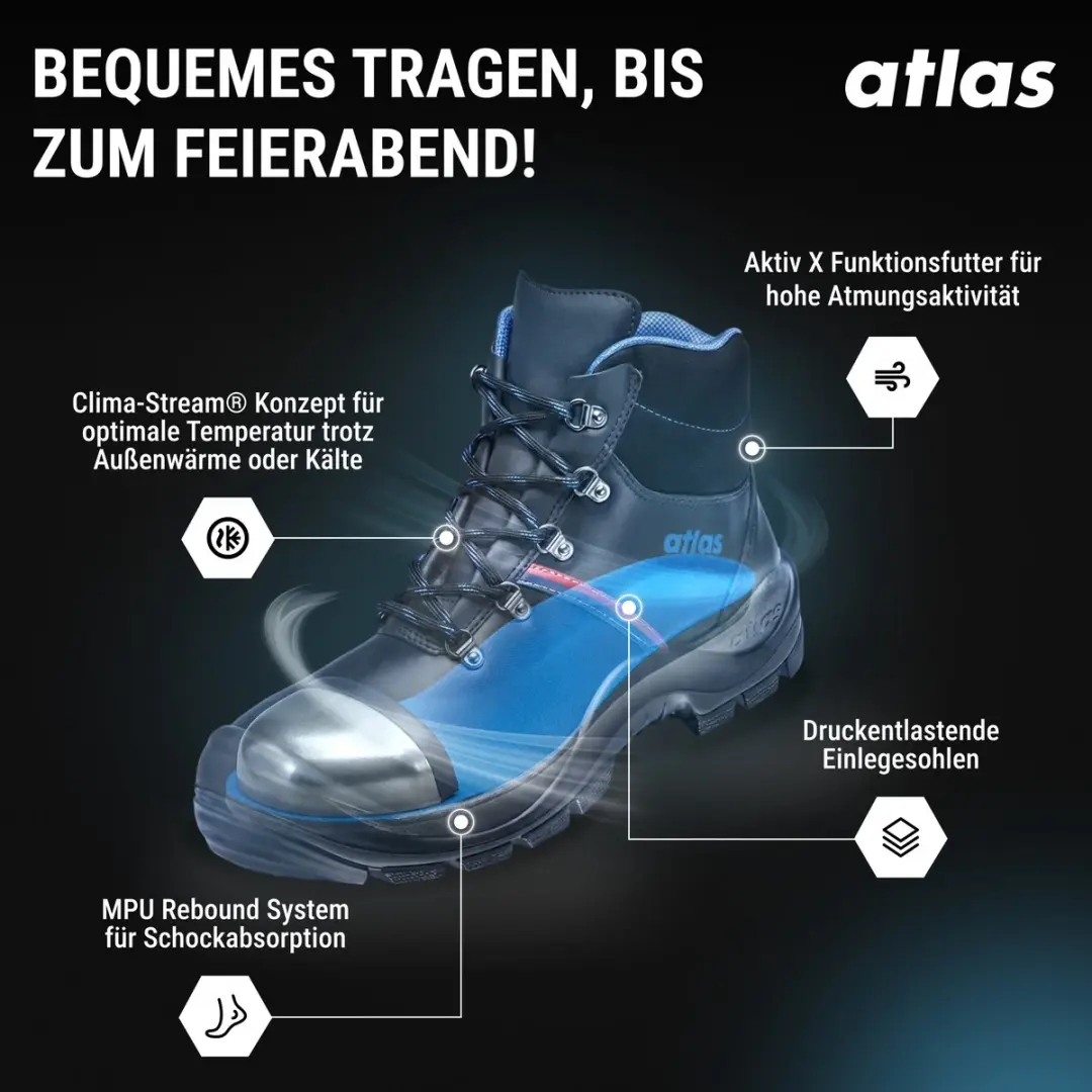 Atlas Anatomic 500 werkschoenen S3 - 47 - afbeelding 4 van 6