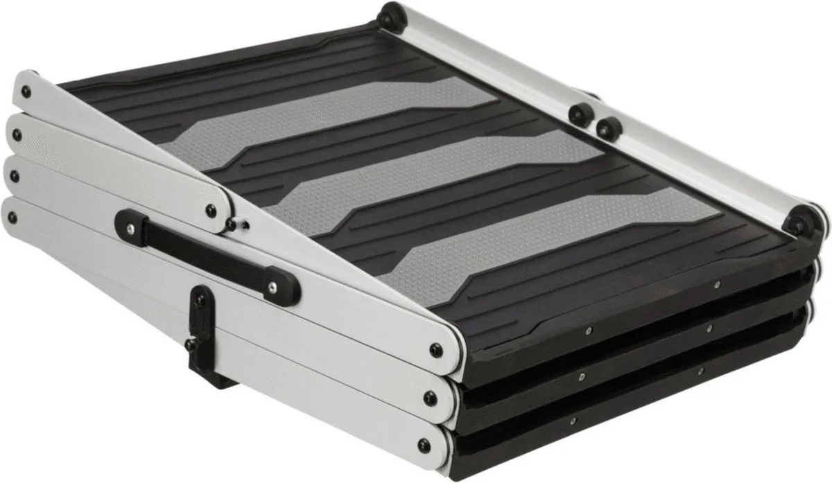 Trixie Vouw-Trap Petwalk Aluminium 120x37x57cm - Grijs/Multikleur - afbeelding 2 van 6