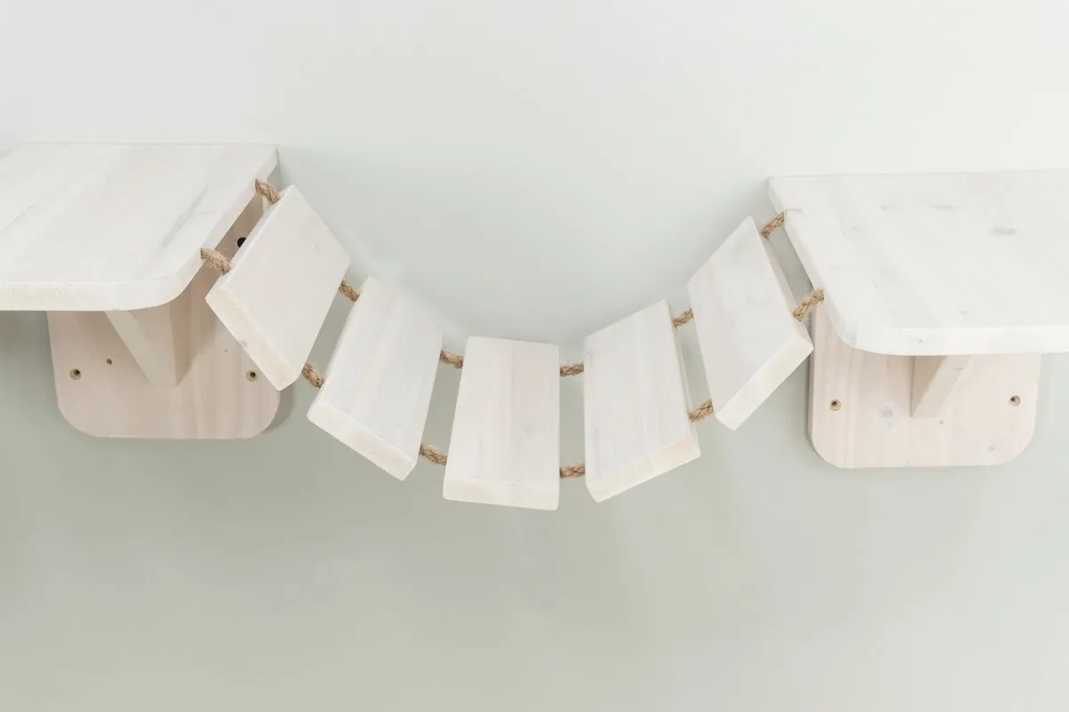 Trixie Kattenladder Wandmontage 150x30cm - Wit - afbeelding 5 van 6