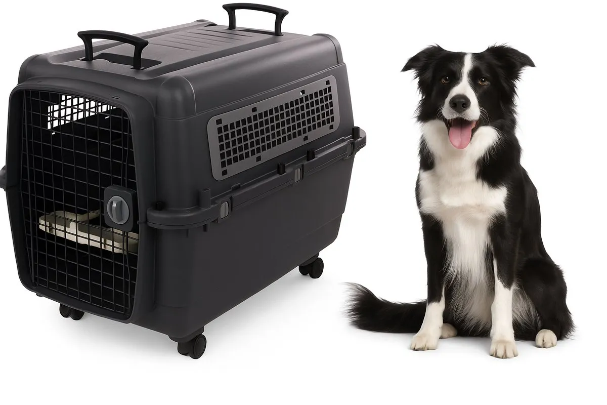 Flamingo Transportbox Hond Lanta Donkergrijs