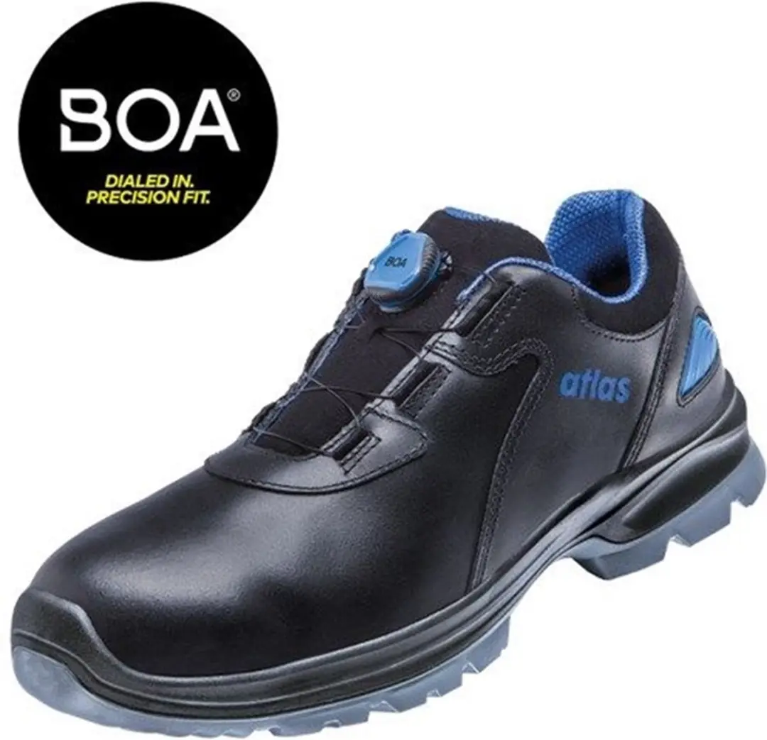 Atlas SL 9645 XP BOA S3 Werksschoen - Zwart/Blauw 44 - afbeelding 5 van 5