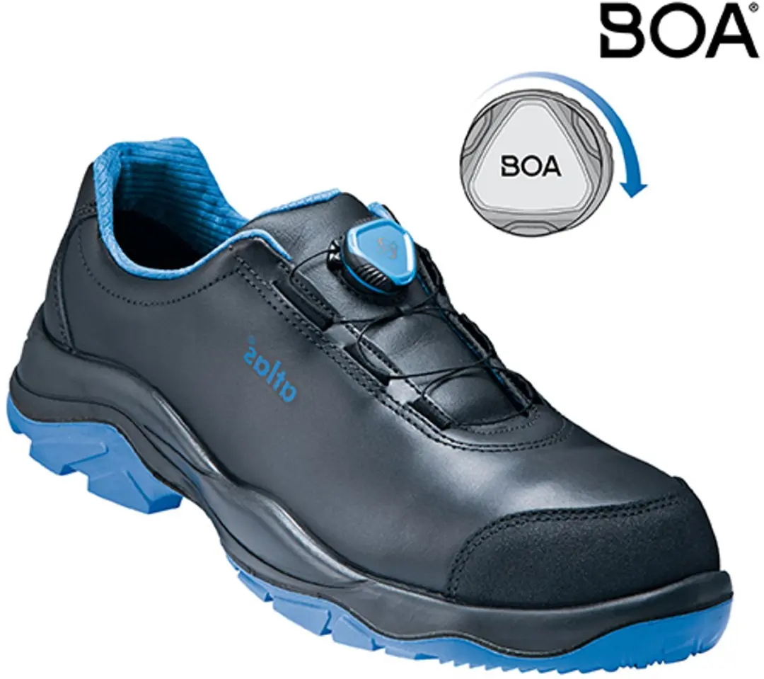 Atlas SL 9645 XP BOA S3 Werksschoen - Zwart/Blauw 44 - afbeelding 4 van 5