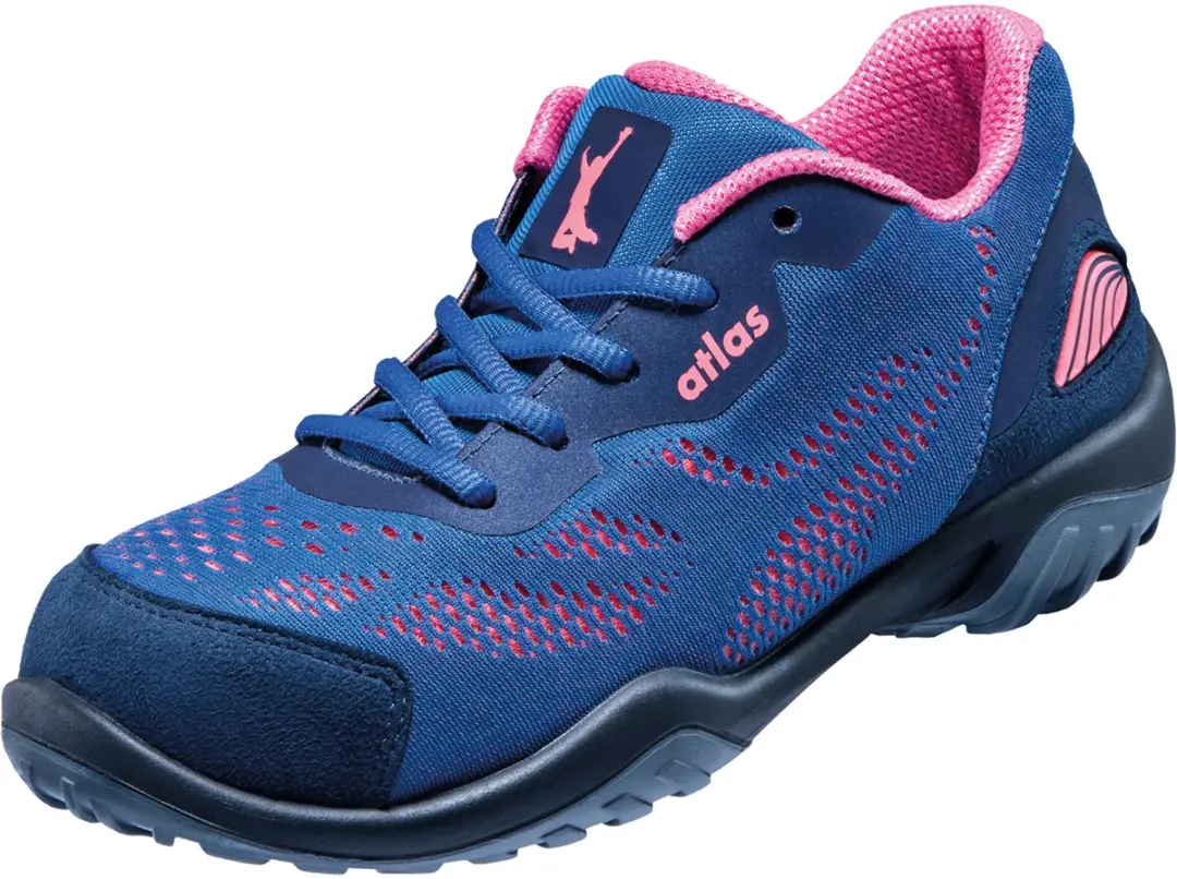 Atlas GX 100 ESD Lage veiligheidsschoen S1 37 - Blauw/roze - afbeelding 2 van 2