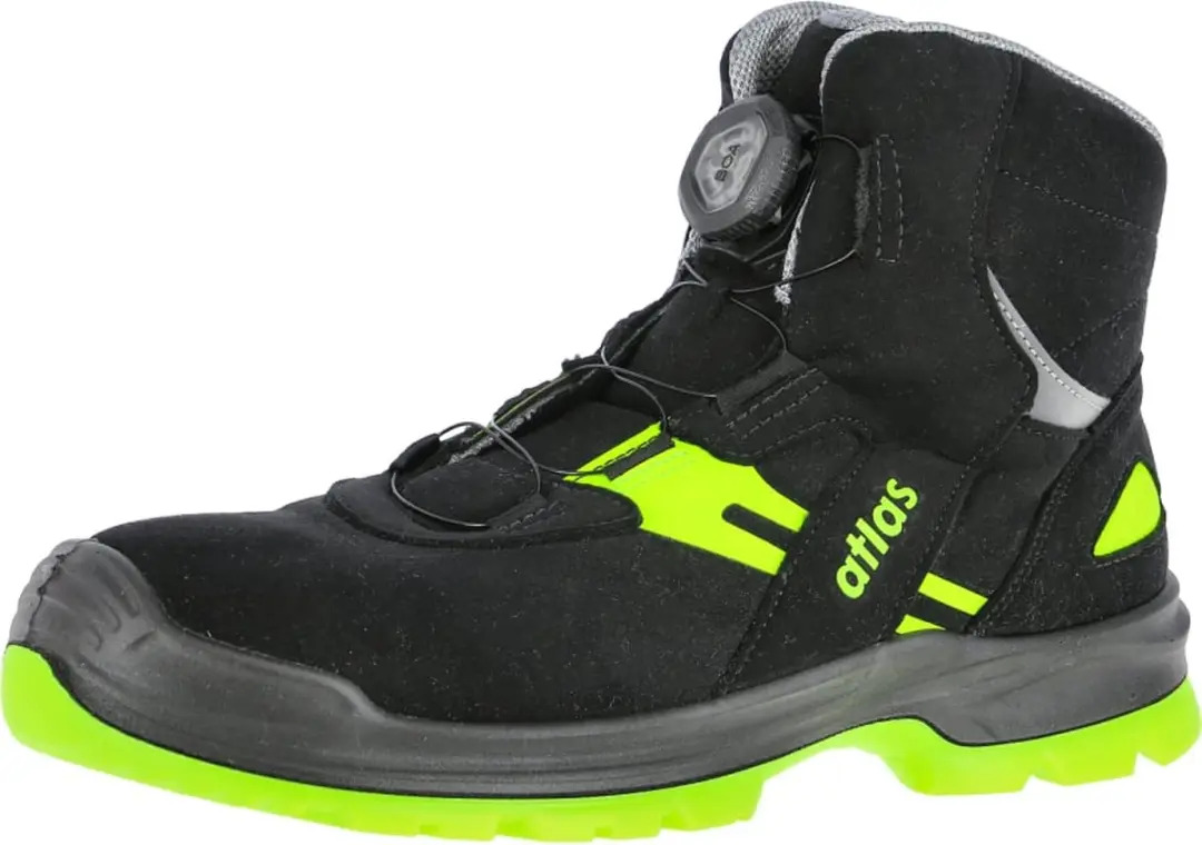 Atlas FLASH 8255 XP BOA S3 Veiligheidsschoen 46 - Zwart/Groen - afbeelding 3 van 3