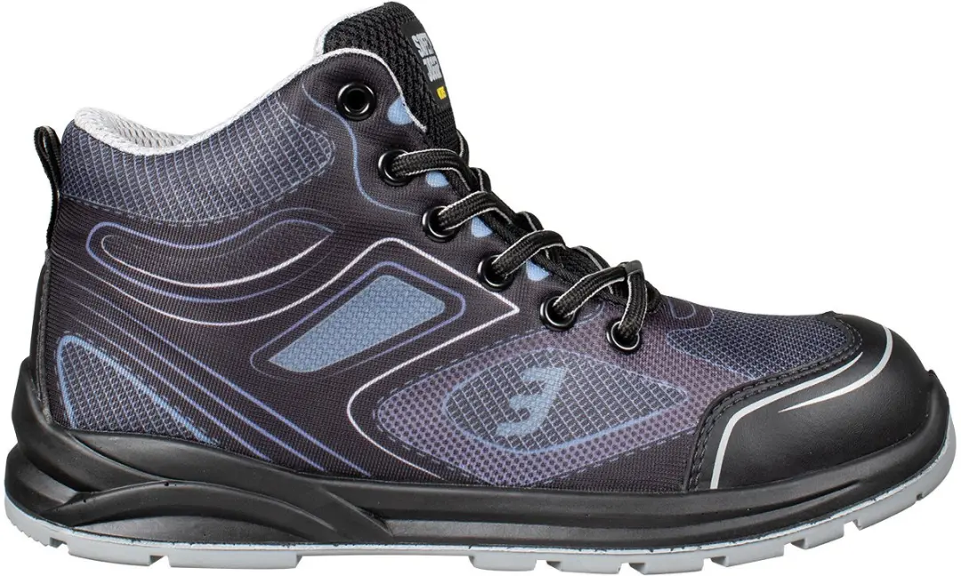 Safety Jogger Cador S1P HOGE Veiligheidsschoen SlipvastSRC-ESD Grijs