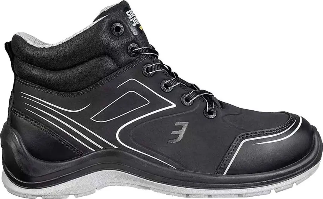 Safety Jogger Flow Mid S3 werkschoenen - Zwart 44 - afbeelding 5 van 6