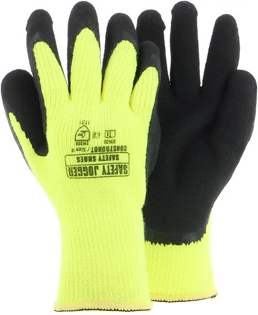 Safety Jogger Handschoen Construhot geel/zwart