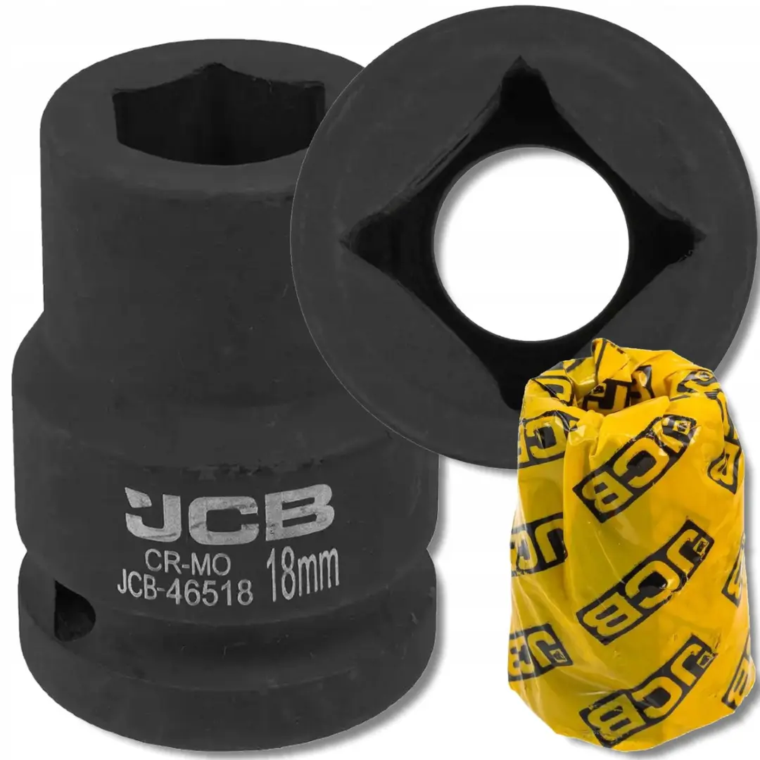 JCB Slagdopp 3/4" 18mm 6-kant Cr-Mi