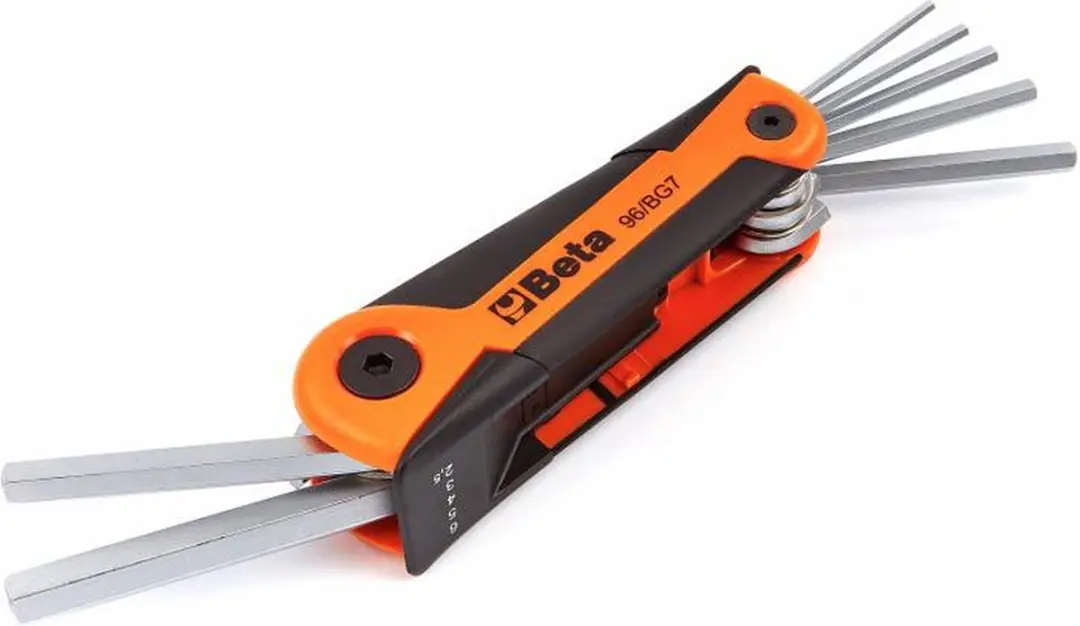 Beta Tools Inbussleutelset 7-delig verchroomd