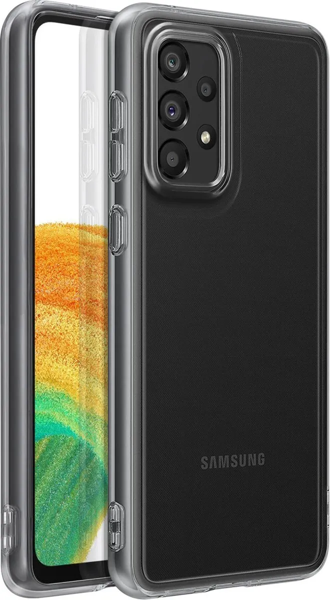 Samsung Galaxy A33 Soft Clear Hoesje - EF-QA336TBEGWW - Zwart
