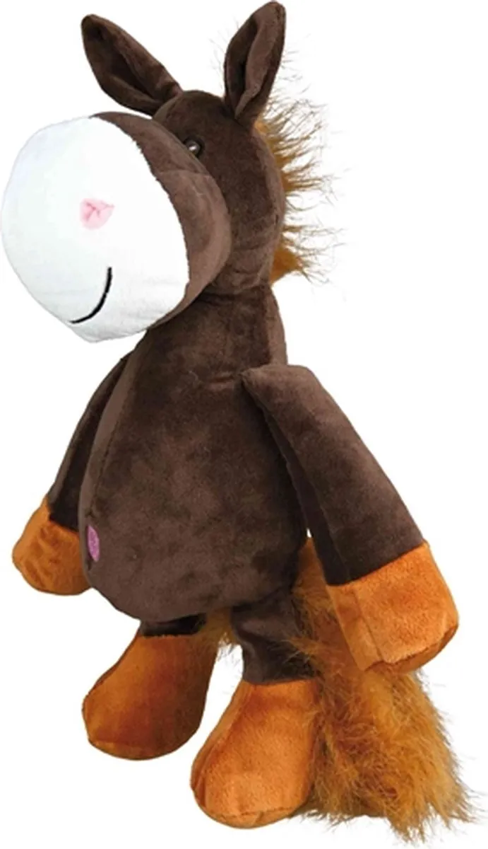 Trixie Pluche Paard Blauw 32cm - afbeelding 2 van 2