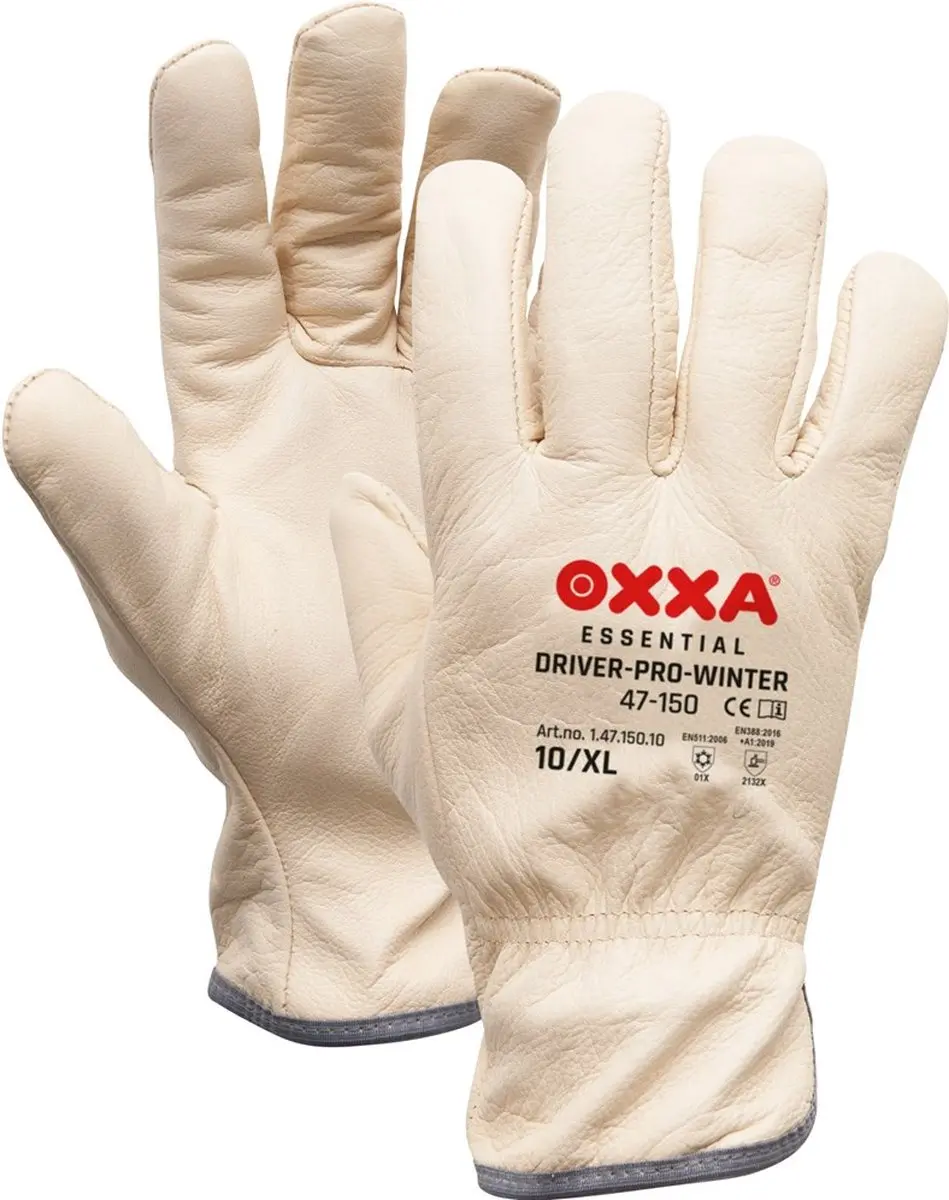 OXXA Essential DriverPro-Winter 47-150,crème, maat 10