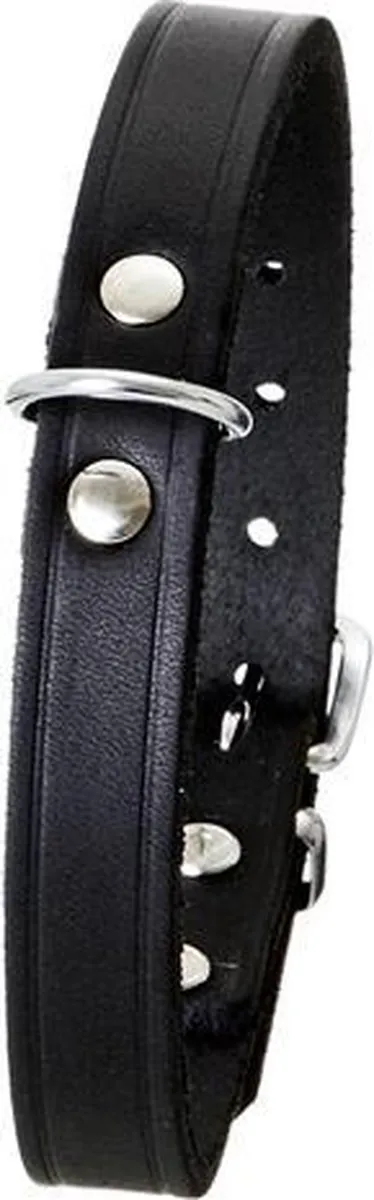 Flamingo Karlie Rondo Halsband - Zwart 62cm x 25mm