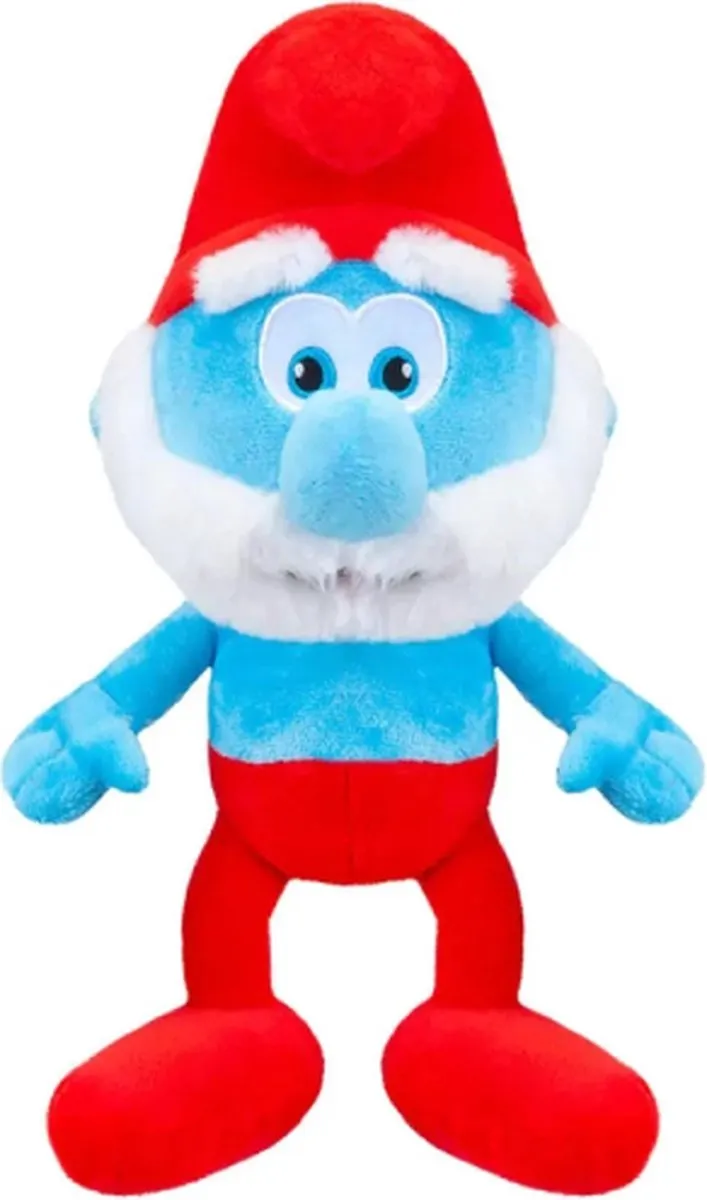 De Smurfen Grote Smurf Pluche Knuffel 27cm